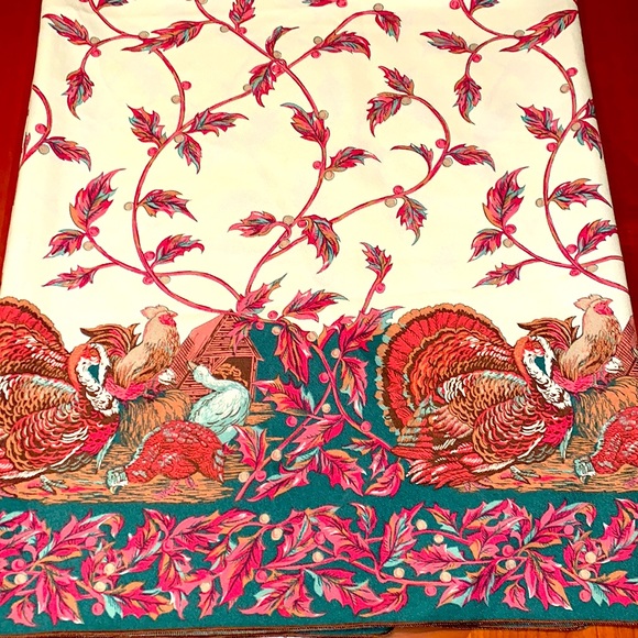 Holiday harvest  tablecloth great for  thanksgiving - Picture 4 of 6